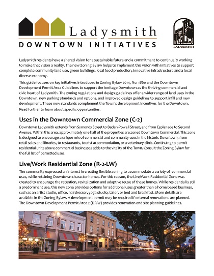 Downtown Initiatives Downtown Initiatives