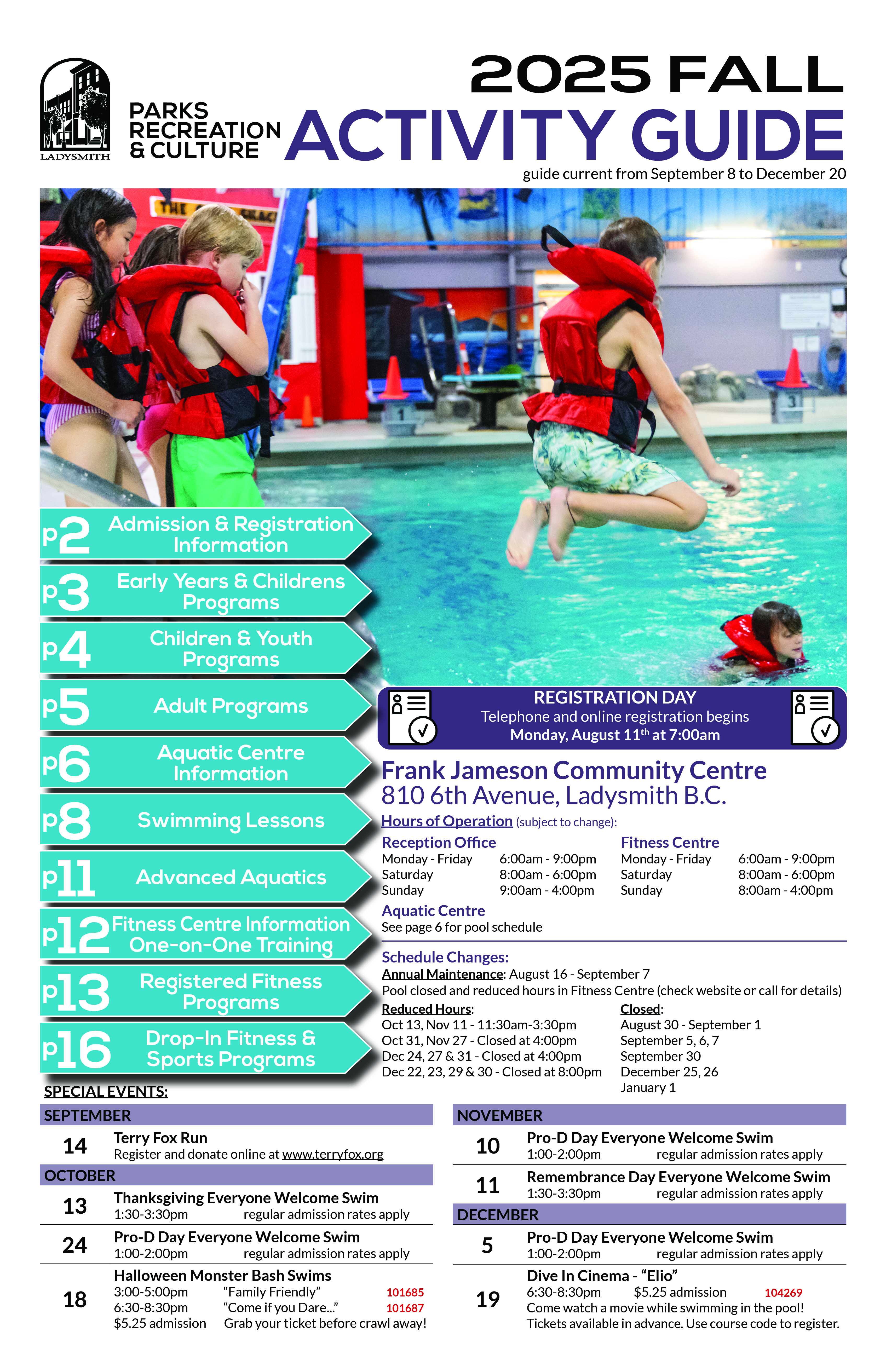 2025 Fall Activity Guide