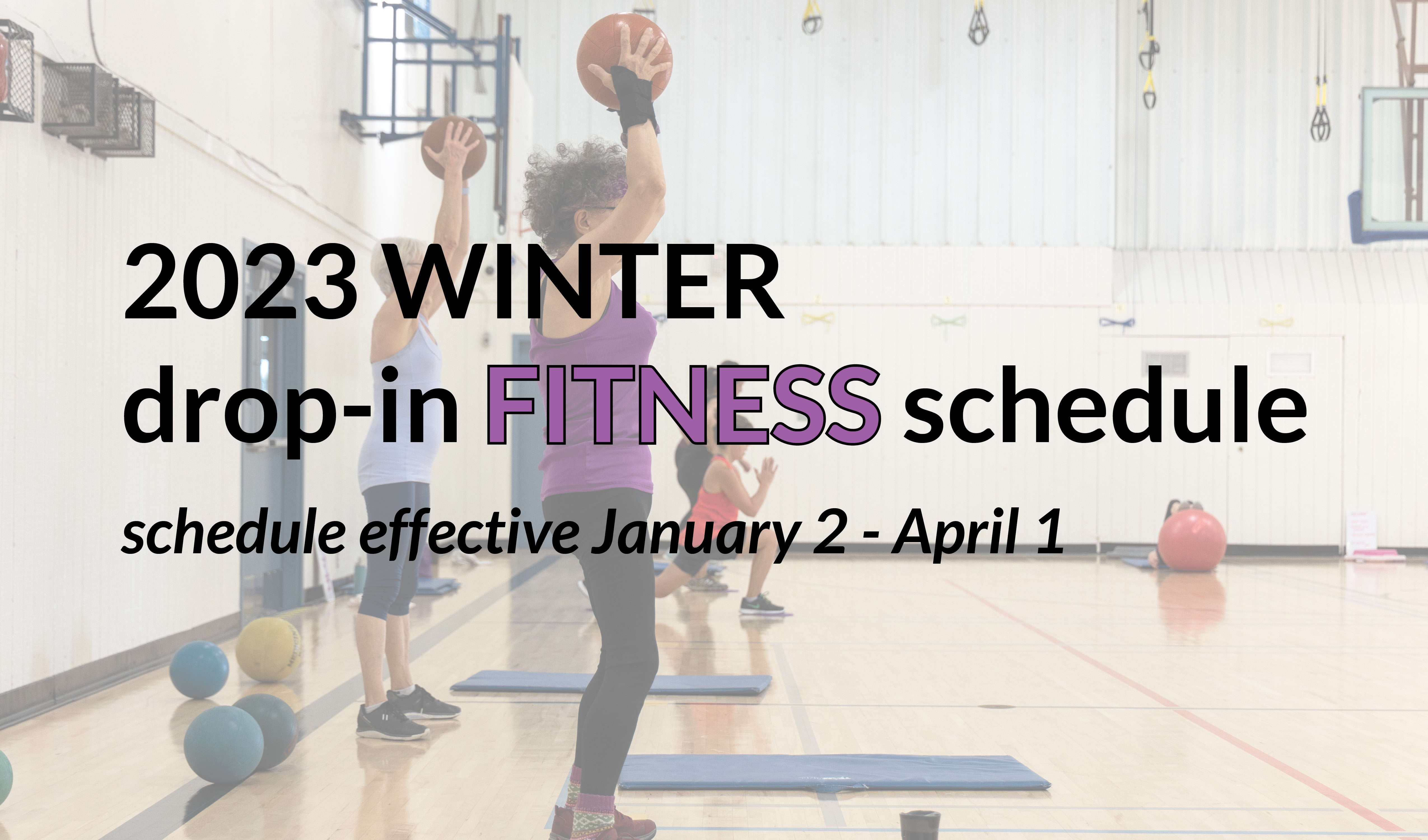 2023 Winter Fitness Schedule