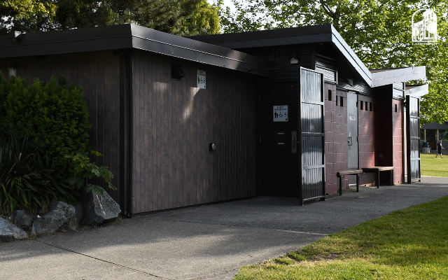 A photo of the Transfer Beach washrooms, which will be closed on April 29 for repairs.