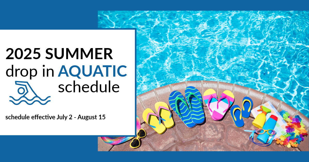 2025 Summer Aquatic Schedule