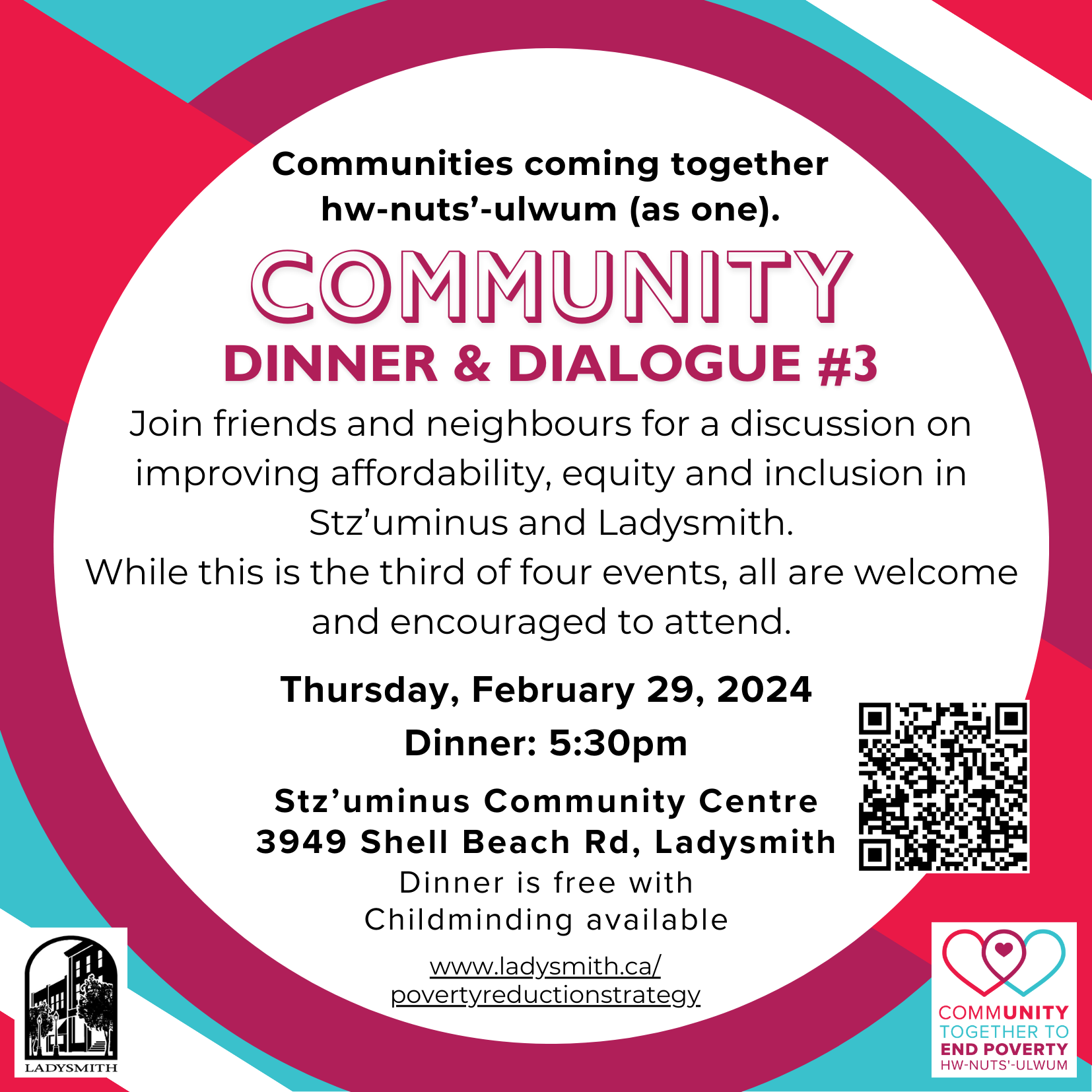 Dinner &amp;amp; Dialogue #3 Feb 29 2024