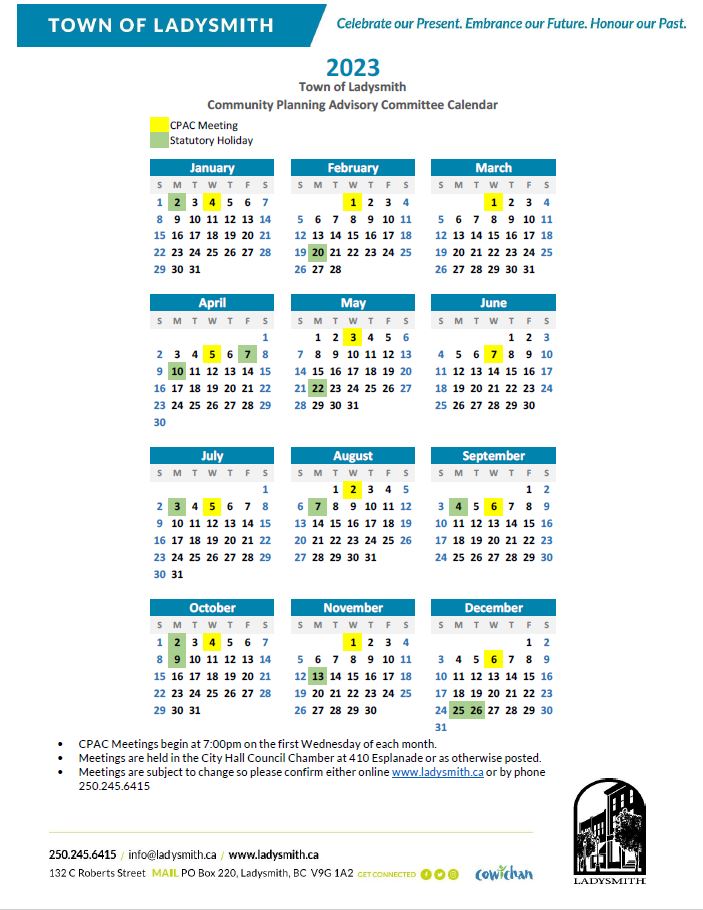 2023 CPAC Calendar