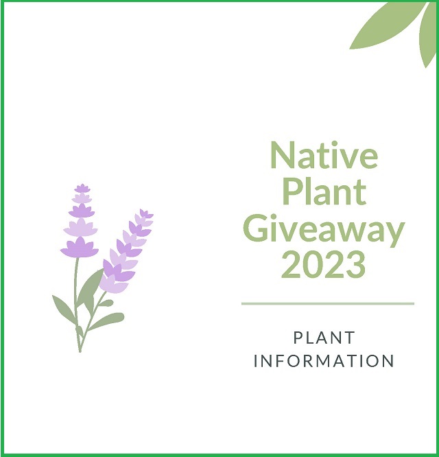Native Plant Giveaway Brochure_cover